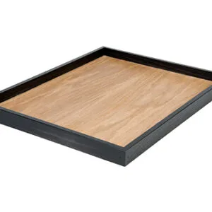 Serveringsbricka(Linolja/Svart)