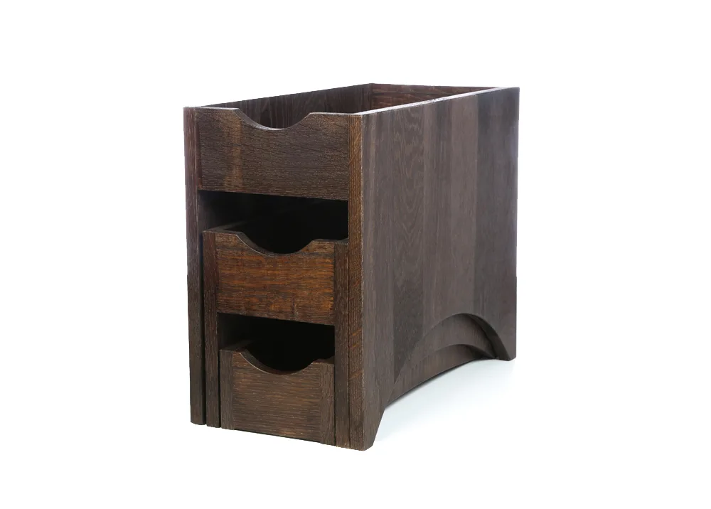 3- facks displaystativ liten (Svart Havana)