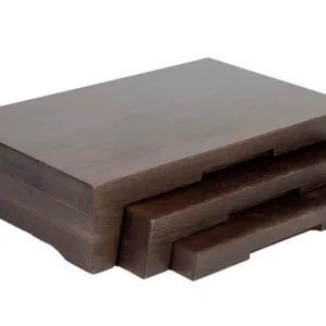 Tre stegs display (Svart Havana)