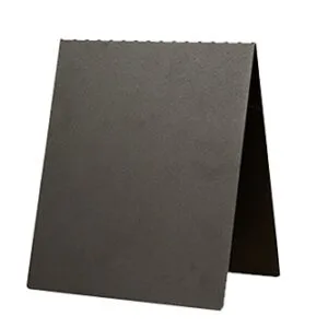 Plåtbräde, 2 sidor (Svart)