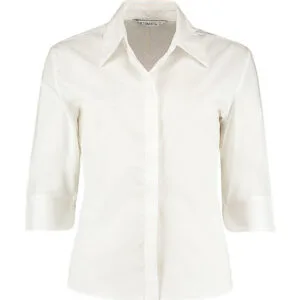 Women`s Tailored Fit Continental Blouse 3/4 Sleeve