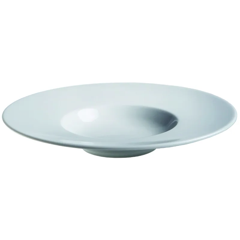 Tallrik djup rund vit 27cm