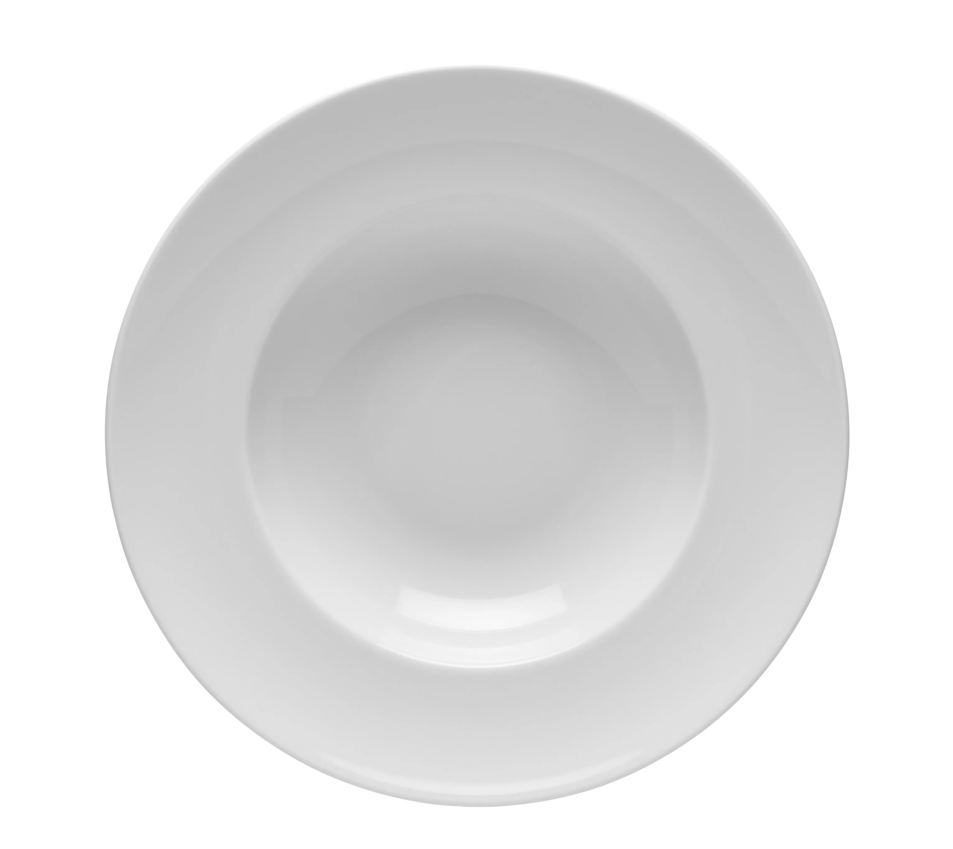 Tallrik djup rund vit 24cm