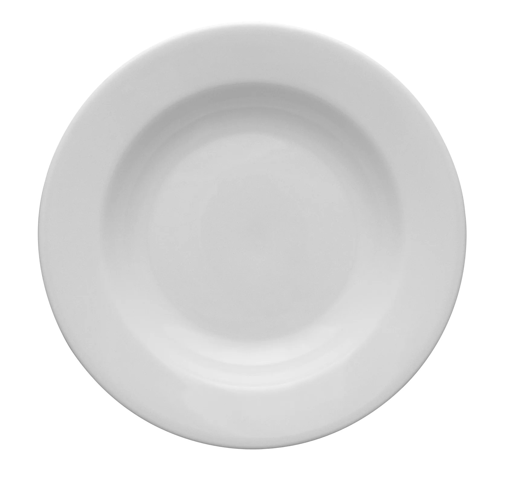 Tallrik djup rund vit 24cm