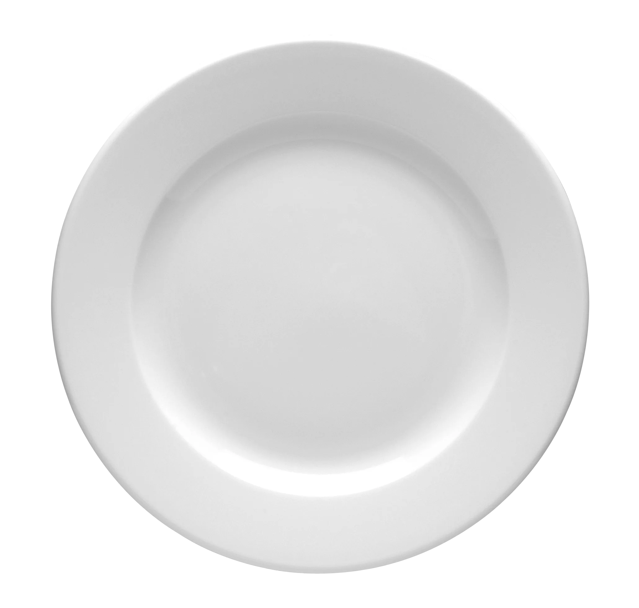 Tallrik rund vit 24cm