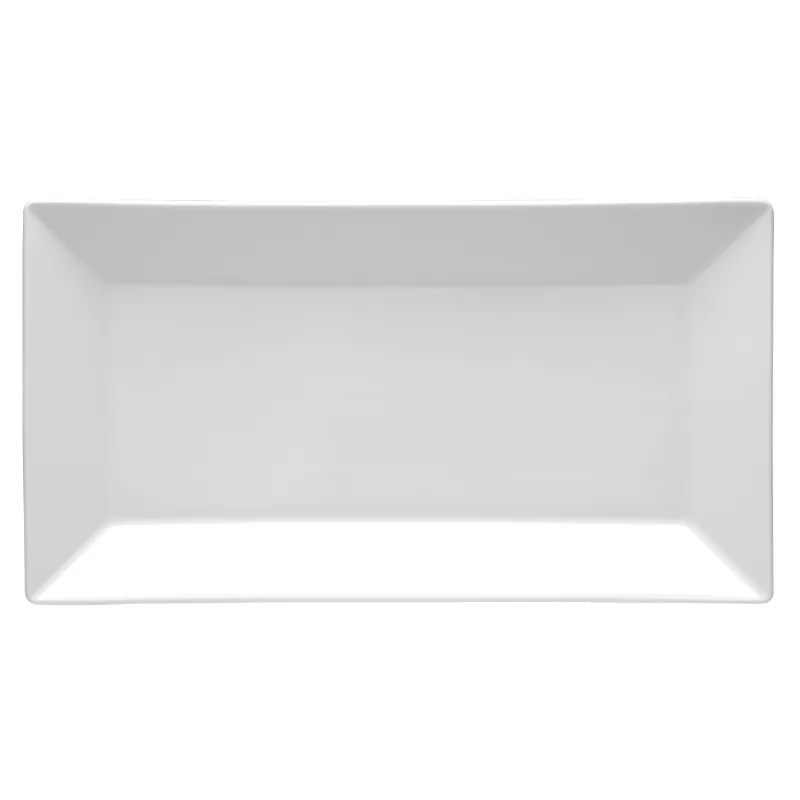 Tallrik rektangulär vit 22x11cm