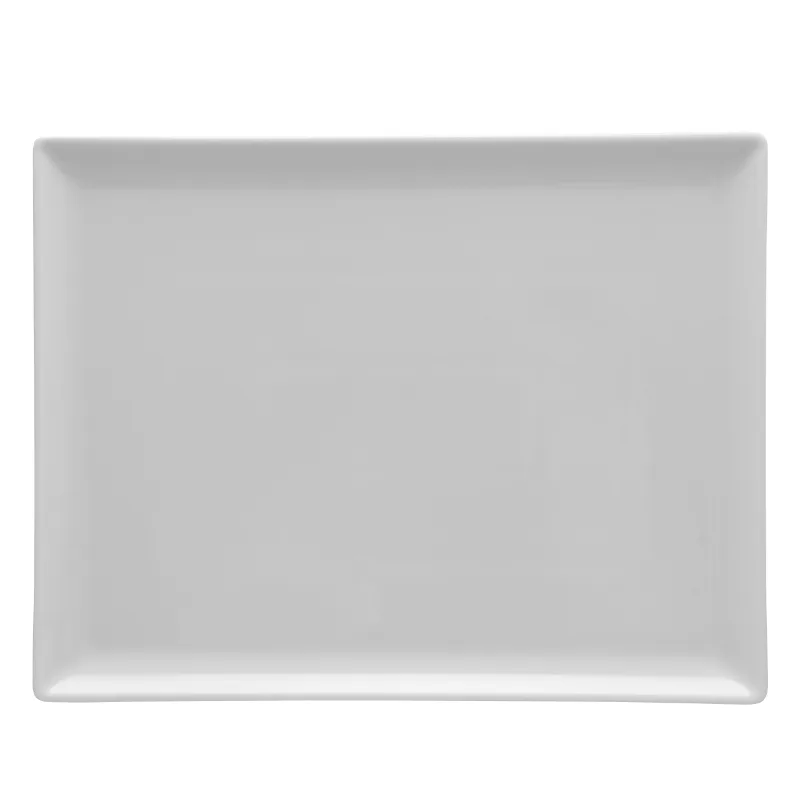 Tallrik rektangulär vit 31x24cm